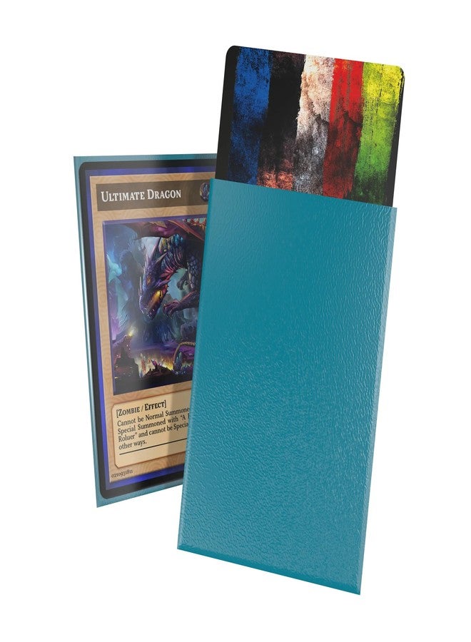 Ultimate Guard Cortex Outer Card Sleeves, 60 Japanese Size TCG Sleeves, 62 x 89mm, Petrol Back, Matte Finish, No PVC & Acid-Free, High Clarity - Image 1